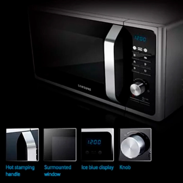 Микроволновая печь Samsung MG23F301TAK/OL Отдельно стоящий 800 Вт Черный photo 5