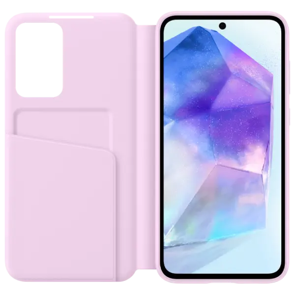 Husă pentru smartphone Samsung Galaxy A55 Smart View Wallet PC Lavender Purple photo 3