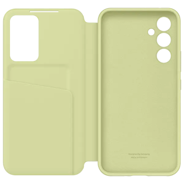 Husă pentru smartphone Samsung Galaxy A54 5G Flip Cover View PU Lime Green photo 5
