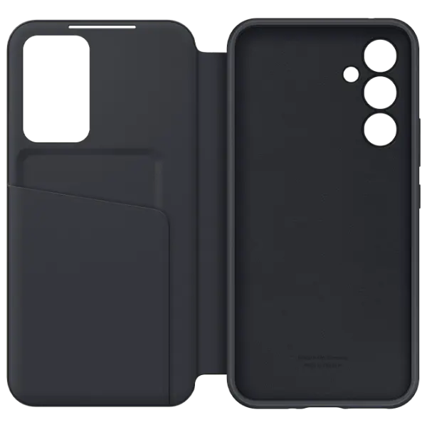 Husă pentru smartphone Samsung Galaxy A34 Flip Cover View PU Black photo 5