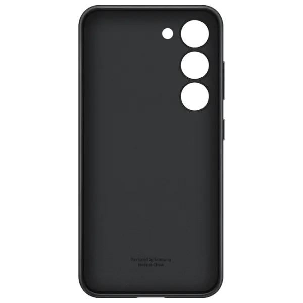 Husă pentru smartphone Samsung Galaxy S23 Back Piele Black photo 2