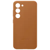Чехол для смартфона Samsung Galaxy S23 Back Кожа Желтовато Brown