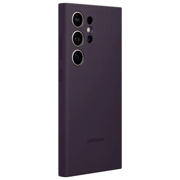 Husă pentru smartphone Samsung Galaxy S24 Ultra Back TPU Dark Purple photo 3