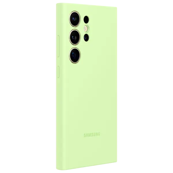 Husă pentru smartphone Samsung Galaxy S24 Ultra Back TPU Light Green photo 3