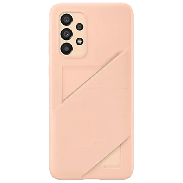 Husă pentru smartphone Samsung Galaxy A33 5G Back TPU Peach Orange photo 1