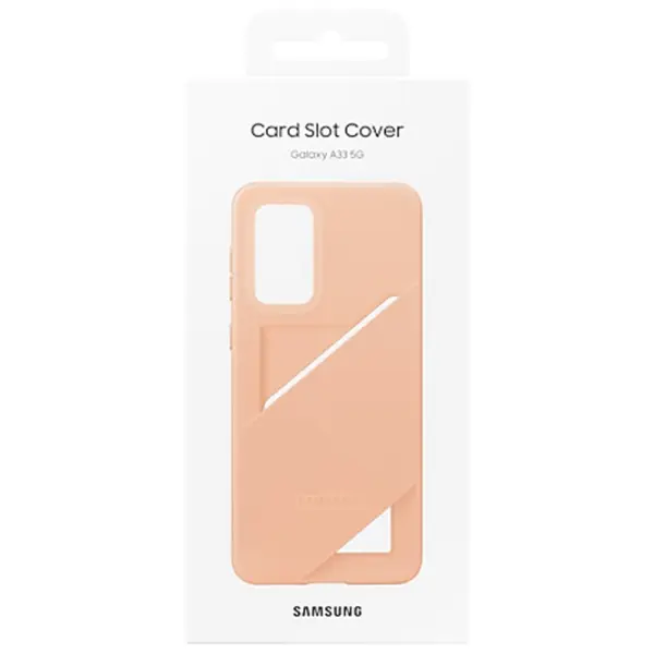 Husă pentru smartphone Samsung Galaxy A33 5G Back TPU Peach Orange photo 6