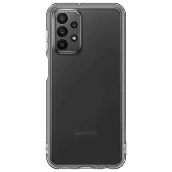 Husă pentru smartphone Samsung Galaxy A23 Soft Clear TPU Black photo 1