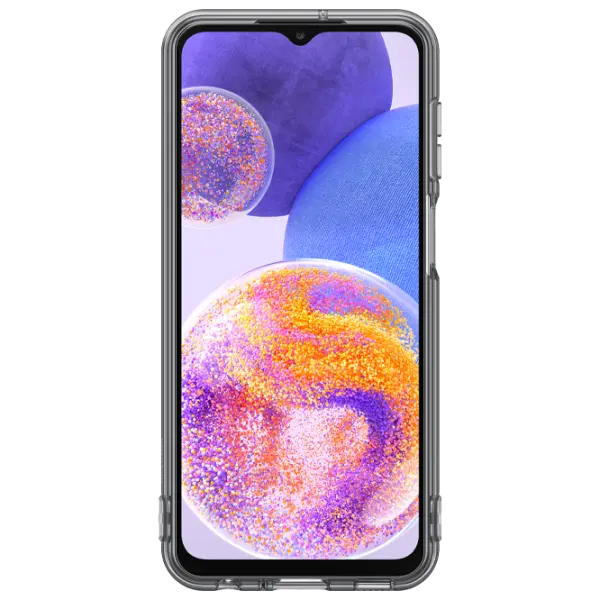 Husă pentru smartphone Samsung Galaxy A23 Soft Clear TPU Black photo 2