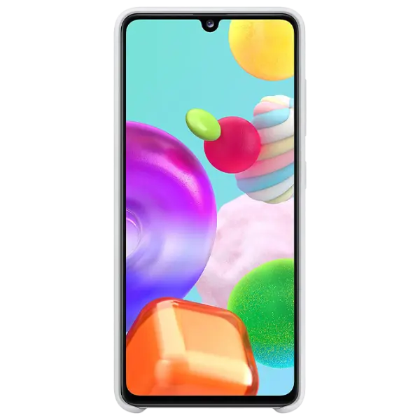 Husă pentru smartphone Samsung Galaxy A41 Back TPU White photo 3