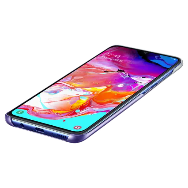 Чехол для смартфона Samsung Galaxy A70 Back PP Прозрачный Пурпурный photo 3