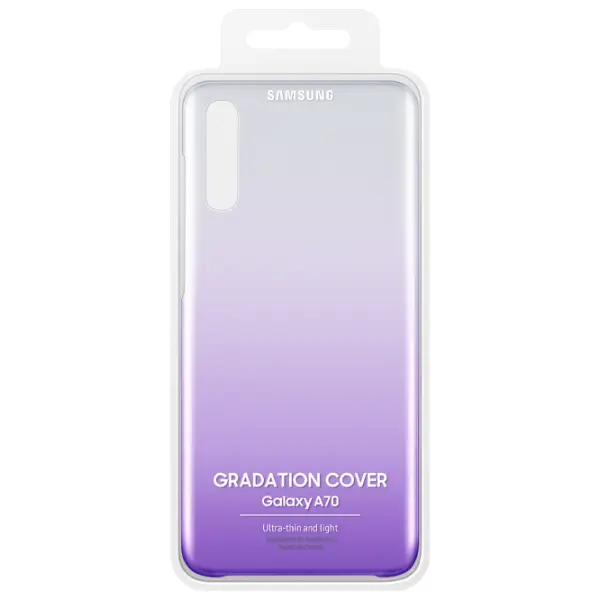 Чехол для смартфона Samsung Galaxy A70 Back PP Прозрачный Пурпурный photo 5