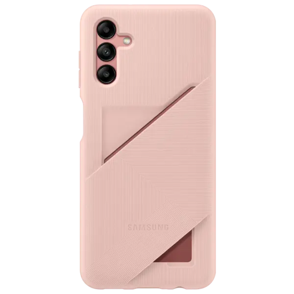 Husă pentru smartphone Samsung Galaxy A04s Card Slot TPU Copper Beige photo 1
