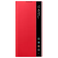 Husă pentru smartphone Samsung Galaxy Note 10 Flip Cover View PU Red