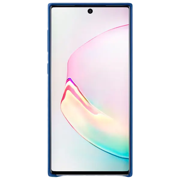 Husă pentru smartphone Samsung Galaxy Note 10 Back Piele Blue photo 2