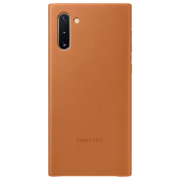 Чехол для смартфона Samsung Galaxy Note 10 Back Кожа Желтовато Brown photo 1