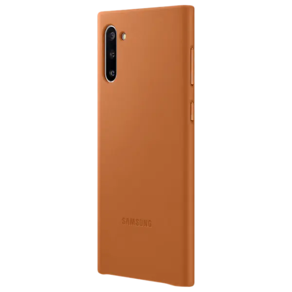 Чехол для смартфона Samsung Galaxy Note 10 Back Кожа Желтовато Brown photo 2