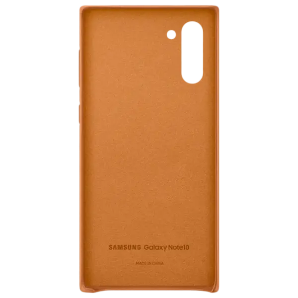 Чехол для смартфона Samsung Galaxy Note 10 Back Кожа Желтовато Brown photo 3