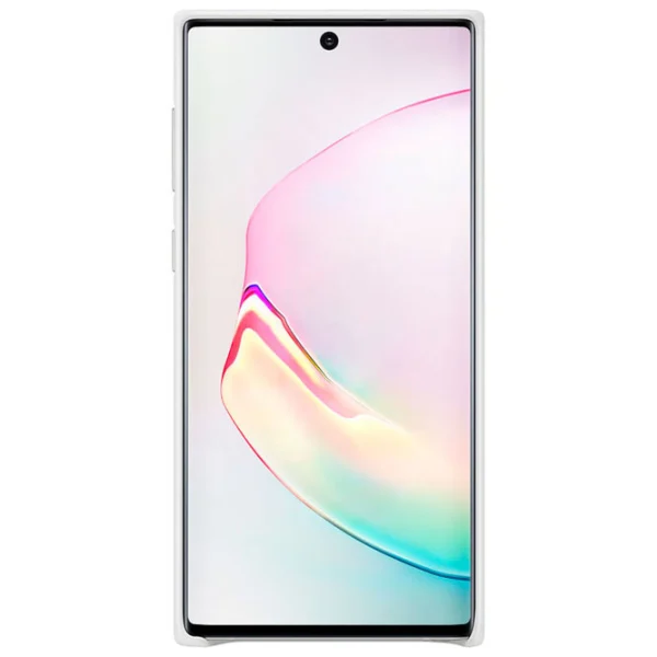 Husă pentru smartphone Samsung Galaxy Note 10 Back Piele White photo 2