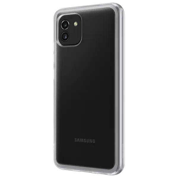 Husă pentru smartphone Samsung Galaxy A03 Back TPU Transparent photo 2