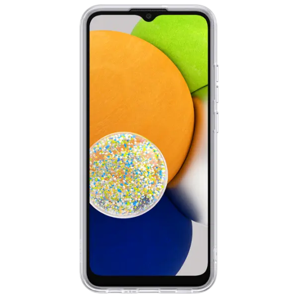 Husă pentru smartphone Samsung Galaxy A03 Back TPU Transparent photo 3