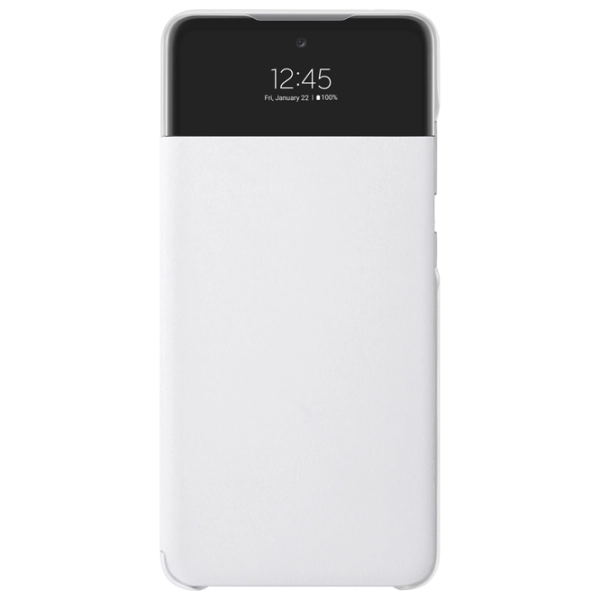 Husă pentru smartphone Samsung Galaxy A52 Flip Cover View PC White photo 2