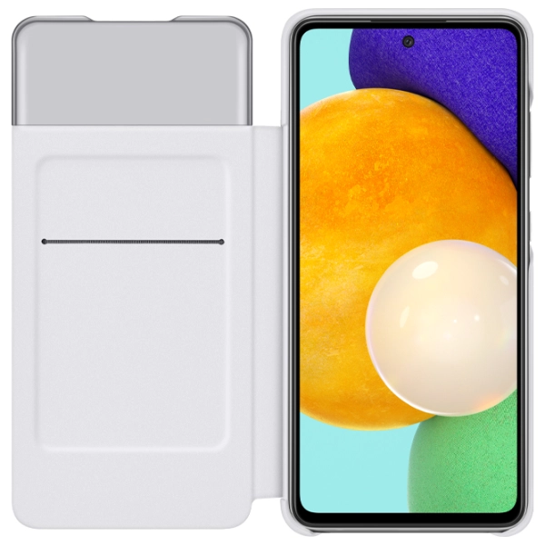 Husă pentru smartphone Samsung Galaxy A52 Flip Cover View PC White photo 3