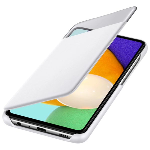 Husă pentru smartphone Samsung Galaxy A52 Flip Cover View PC White photo 4
