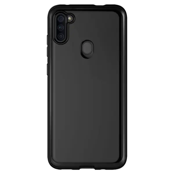 Чехол для смартфона Samsung Galaxy A11 Back ТПУ Прозрачный Black photo 1