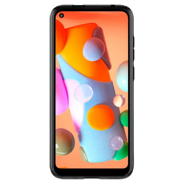 Чехол для смартфона Samsung Galaxy A11 Back ТПУ Прозрачный Black photo 2