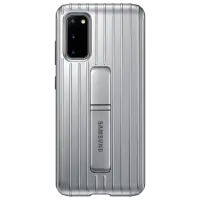 Husă pentru smartphone Samsung Galaxy S20 Protective Standing PC Silver