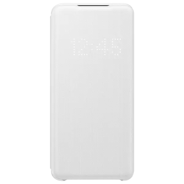 Чехол для смартфона Samsung Galaxy S20 LED Flip Wallet Силикон White photo 2