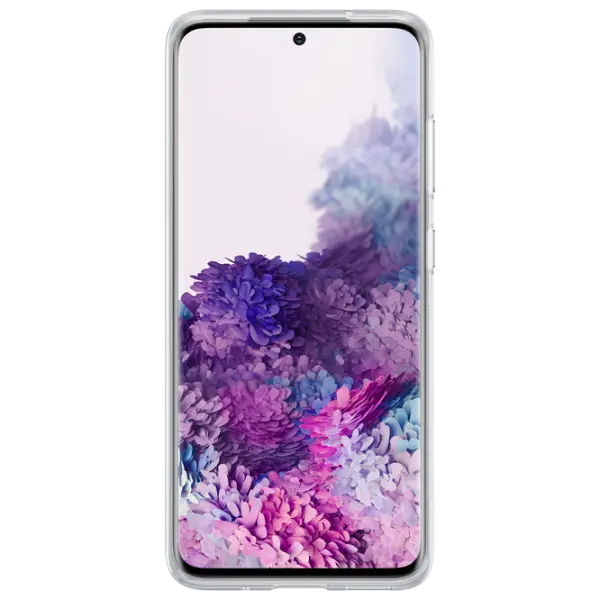 Husă pentru smartphone Samsung Galaxy S20 Back Silicon Transparent photo 2
