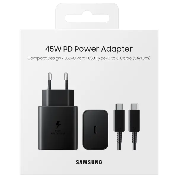 Сетевое зарядное устройство Samsung EP-T4510 45 Вт Black photo 5