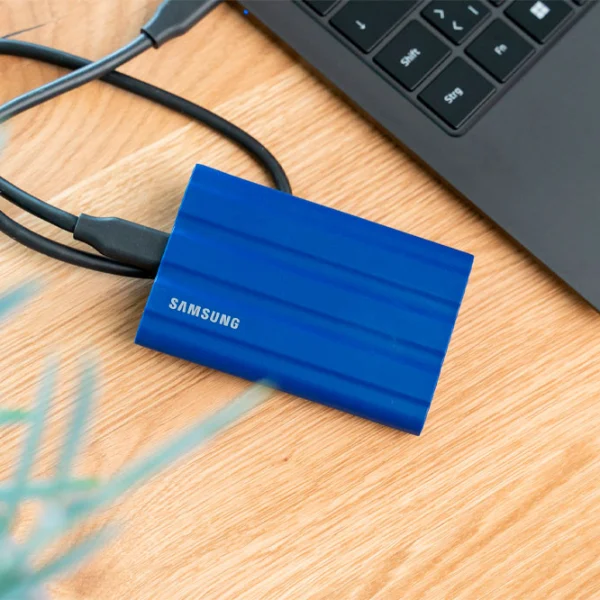 Unitate externă de stocare SSD Samsung T7 Shield 2 TB Blue photo 6