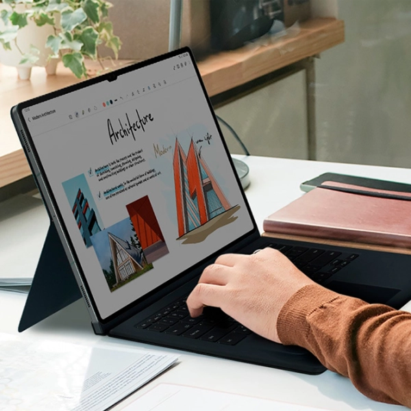 Husă pentru tabletă Samsung X810/ X815 Tab S9+ 12.4" Poliuretan, policarbonat Black photo 6