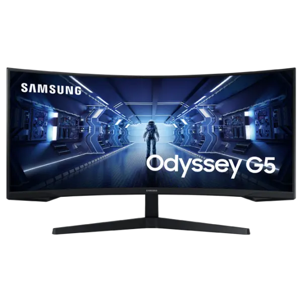 Monitor Samsung Odyssey G5 C34G55TWWI 34" 2K Black photo 1