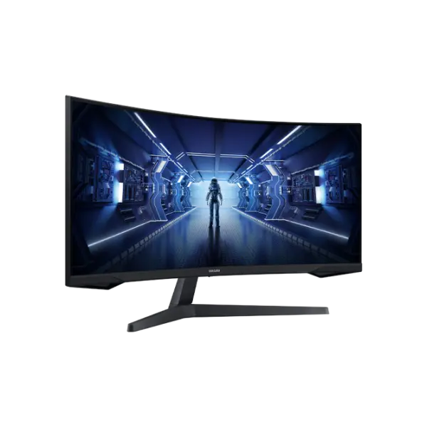 Monitor Samsung Odyssey G5 C34G55TWWI 34" 2K Black photo 2