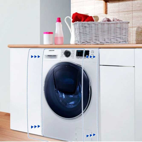 Mașină de spălat Samsung WD8NK52E0ZW/LE 8 kg White photo 8