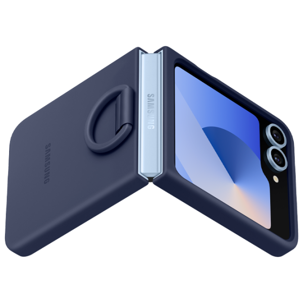 Husă pentru smartphone Samsung Galaxy Z Flip 6 Back TPU Navy Blue photo 5