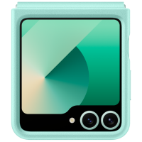 Чехол для смартфона Samsung Galaxy Z Flip 6 Back Экокожа Мята Зеленый