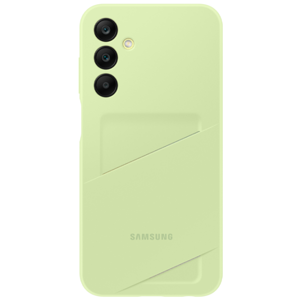Husă pentru smartphone Samsung Galaxy A25 Card Slot TPU Lime Green photo 1