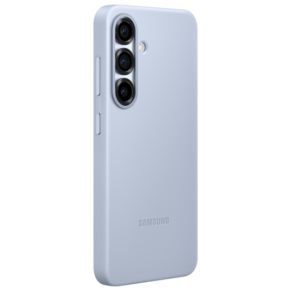 Husă pentru smartphone Samsung Galaxy S25 5G Back Piele ecologică Light Blue photo 3