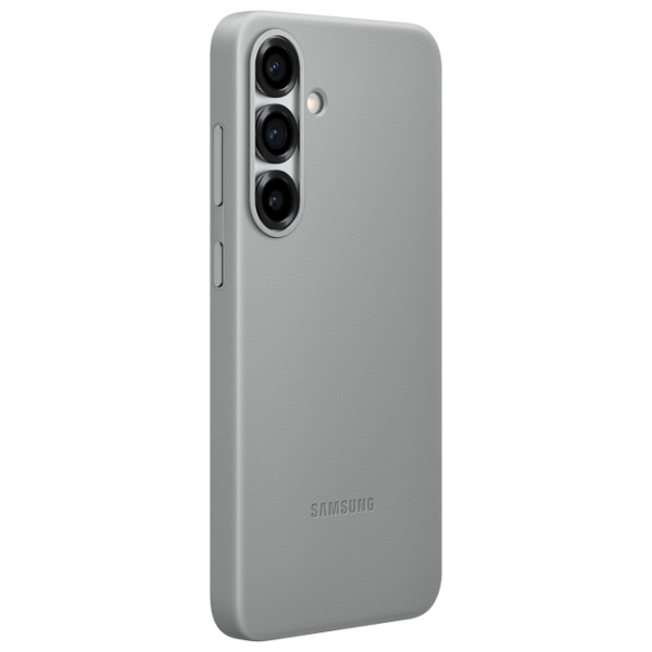 Husă pentru smartphone Samsung Galaxy S25 Plus 5G Back Piele ecologică Gray photo 3
