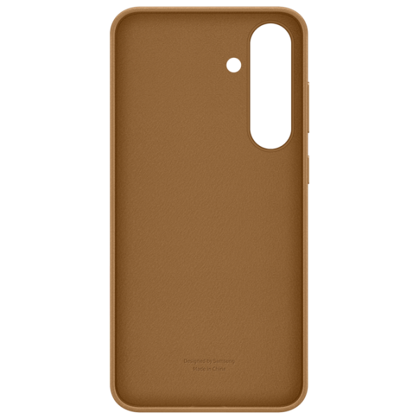 Husă pentru smartphone Samsung Galaxy S25 5G Back Piele ecologică Gold photo 5