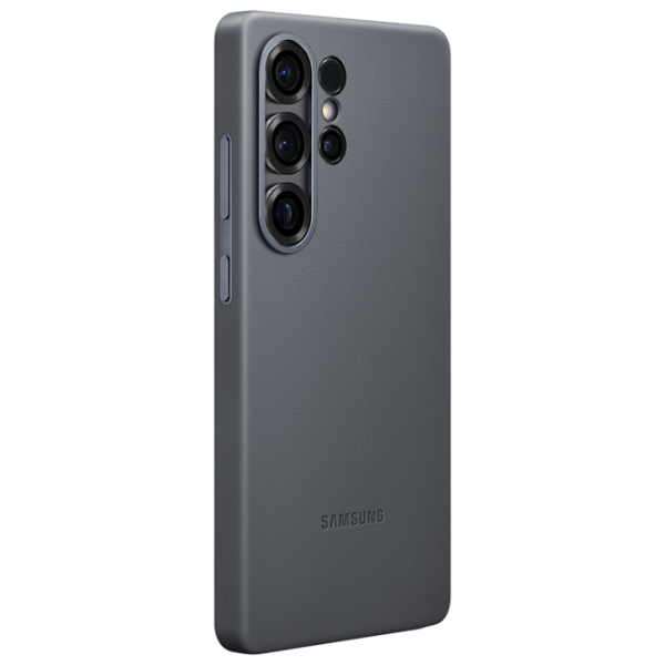 Husă pentru smartphone Samsung Galaxy S25 Ultra 5G Back Piele ecologică Black photo 2