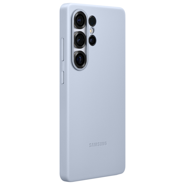 Husă pentru smartphone Samsung Galaxy S25 Ultra 5G Back Piele ecologică Light Blue photo 2