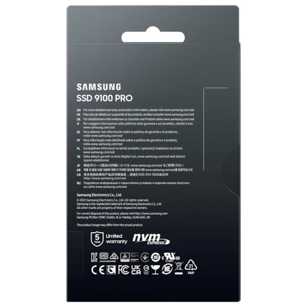 SSD Samsung 9100 PRO 4 ТБ M.2 NVMe photo 5