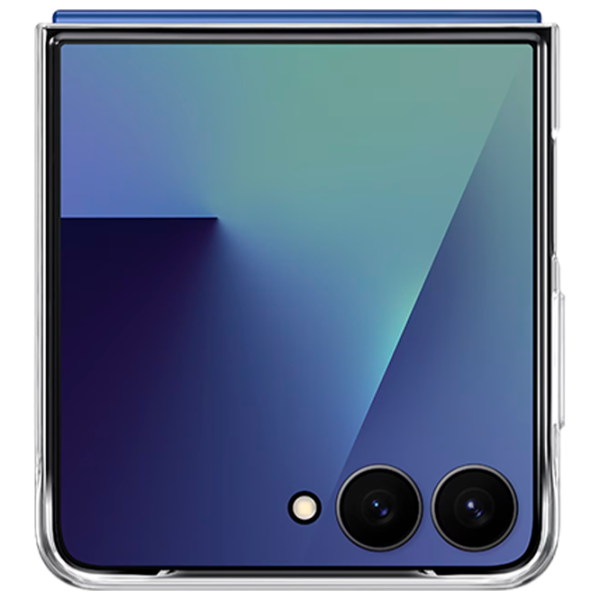 Чехол для смартфона Samsung Galaxy Flip 7 Back ТПУ Черный Прозрачный photo 1