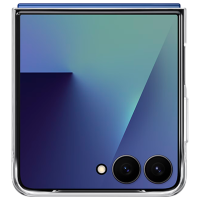 Чехол для смартфона Samsung Galaxy Flip 7 Back ТПУ Черный Прозрачный