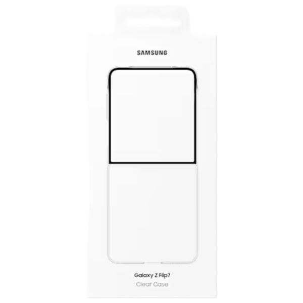 Чехол для смартфона Samsung Galaxy Flip 7 Back ТПУ Черный Прозрачный photo 6